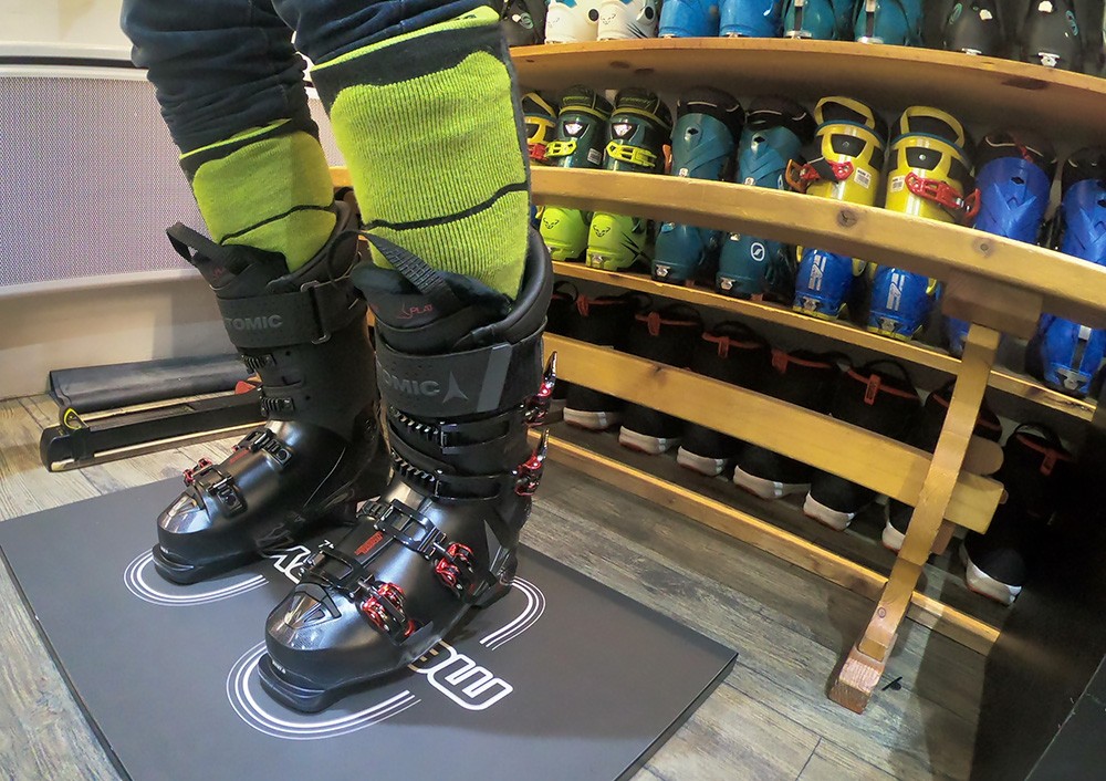 Ski boots in Courchevel Le Praz